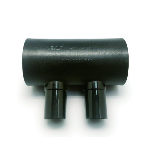 PE Ground source heat pump/ Reducing four-port joint